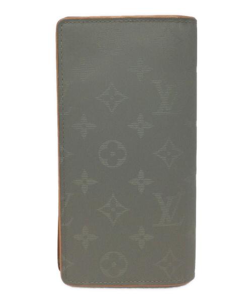 LOUIS VUITTON（ルイ ヴィトン）LOUIS VUITTON (ルイ ヴィトン) 長財布 グレー×ブラウンの古着・服飾アイテム