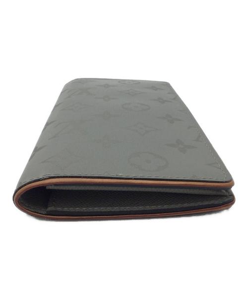 LOUIS VUITTON（ルイ ヴィトン）LOUIS VUITTON (ルイ ヴィトン) 長財布 グレー×ブラウンの古着・服飾アイテム
