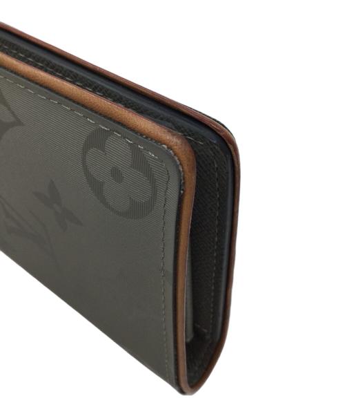 LOUIS VUITTON（ルイ ヴィトン）LOUIS VUITTON (ルイ ヴィトン) 長財布 グレー×ブラウンの古着・服飾アイテム