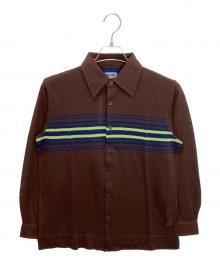 KENZO HOMME（ケンゾーオム）の古着「長袖シャツ」｜ブラウン×ネイビー