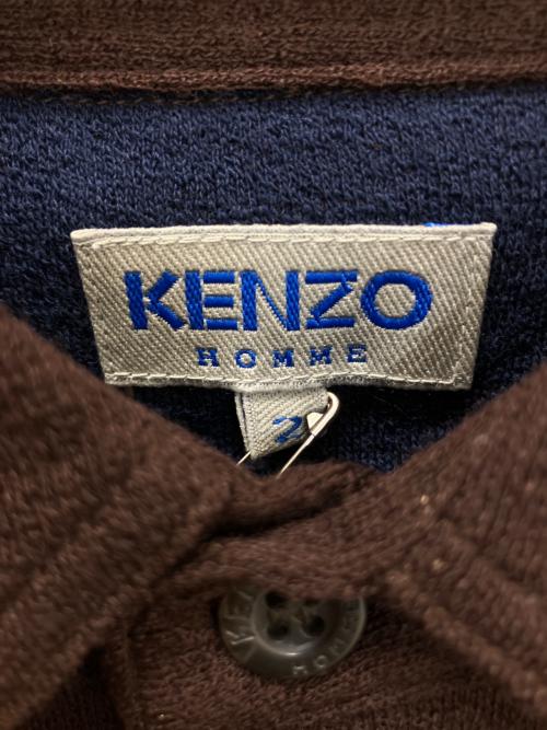 KENZO HOMME（ケンゾーオム）KENZO HOMME (ケンゾーオム) 長袖シャツ ブラウン×ネイビー サイズ:2の古着・服飾アイテム