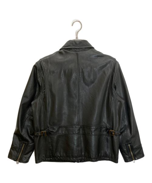 Eddie Bauer（エディーバウアー）Eddie Bauer (エディーバウアー) 0015108　レザージャケット ブラック サイズ:Mの古着・服飾アイテム