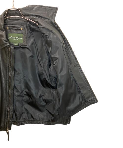 Eddie Bauer（エディーバウアー）Eddie Bauer (エディーバウアー) 0015108　レザージャケット ブラック サイズ:Mの古着・服飾アイテム