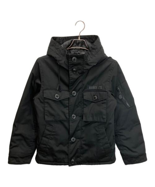 AVIREX（アヴィレックス）AVIREX (アヴィレックス) 61102231　中綿ジャケット ブラック サイズ:Mの古着・服飾アイテム