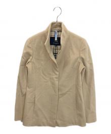 BURBERRY LONDON（バーバリーロンドン）の古着「アンゴラコート」｜ベージュ