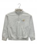 CarHarttカーハート）の古着「ハーフジップスウェット」｜ホワイト