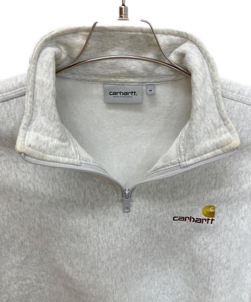 CarHartt（カーハート）CarHartt (カーハート) ハーフジップスウェット ホワイト サイズ:Mの古着・服飾アイテム