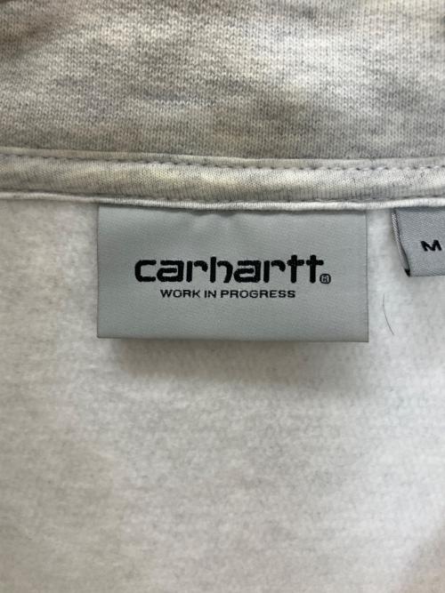 CarHartt（カーハート）CarHartt (カーハート) ハーフジップスウェット ホワイト サイズ:Mの古着・服飾アイテム