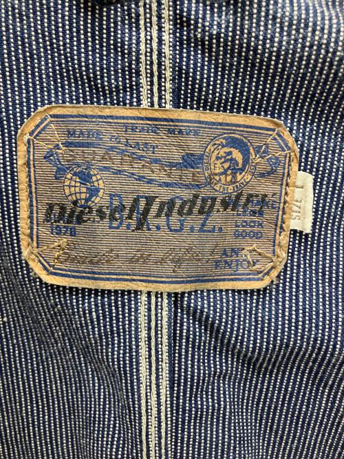 DIESEL（ディーゼル）DIESEL (ディーゼル) デニムカバーオール インディゴ サイズ:Lの古着・服飾アイテム