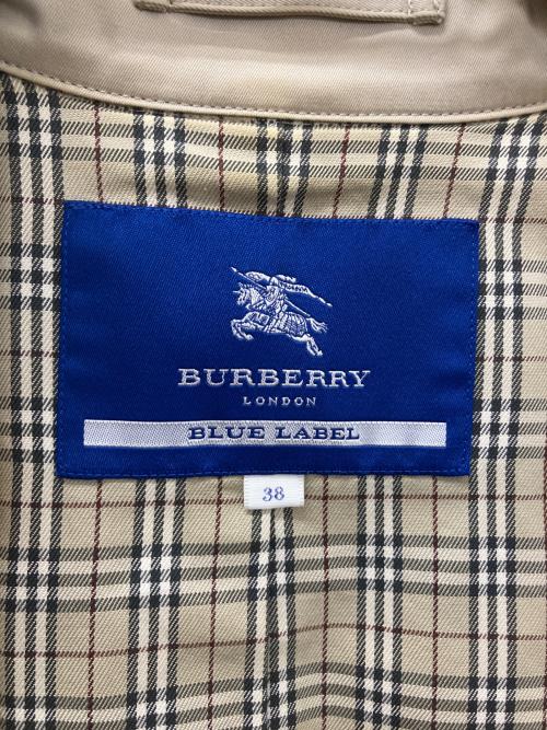 BURBERRY BLUE LABEL（バーバリー ブルー レーベル）BURBERRY BLUE LABEL (バーバリー ブルー レーベル) E1A01-104-41　トレンチコート ベージュ サイズ:38の古着・服飾アイテム