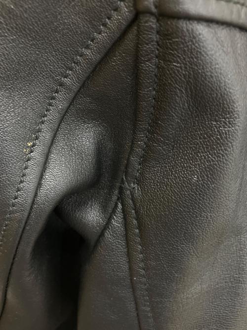 LHP（エルエイチピー）LHP (エルエイチピー) US-01D　ダブルライダースジャケット ブラック サイズ:Mの古着・服飾アイテム