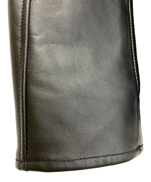 LHP（エルエイチピー）LHP (エルエイチピー) US-01D　ダブルライダースジャケット ブラック サイズ:Mの古着・服飾アイテム