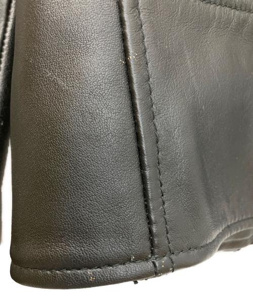 LHP（エルエイチピー）LHP (エルエイチピー) US-01D　ダブルライダースジャケット ブラック サイズ:Mの古着・服飾アイテム