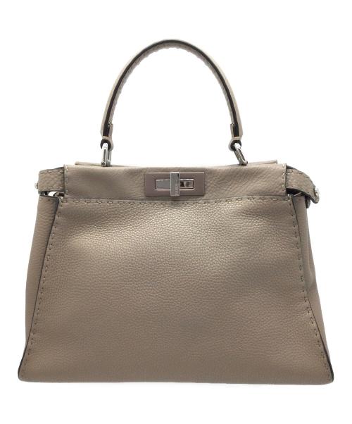 FENDI（フェンディ）FENDI (フェンディ) セレリア ピーカブー ミディアム グレーの古着・服飾アイテム