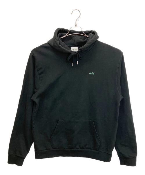 arte Antwerp（アートアントワープ）arte Antwerp (アートアントワープ) プルオーバーパーカー ブラック サイズ:Lの古着・服飾アイテム