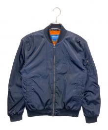 adidas Originals（アディダスオリジナル）の古着「AY9150　MA-1ジャケット」｜ネイビー