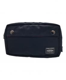 PORTER（ポーター）の古着「ポーチ」｜ブラック×レッド