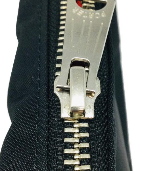 PORTER（ポーター）PORTER (ポーター) ポーチ ブラック×レッドの古着・服飾アイテム