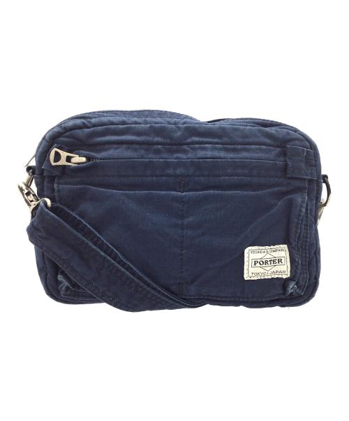 PORTER（ポーター）PORTER (ポーター) ショルダーバッグ ブルーの古着・服飾アイテム