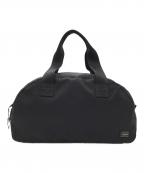 PORTERポーター）の古着「ラウンドボストンバッグ」｜ブラック