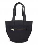 PORTERポーター）の古着「レザーハンドルトートバッグ」｜ブラック