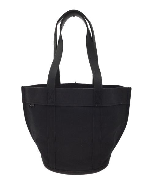 PORTER（ポーター）PORTER (ポーター) レザーハンドルトートバッグ ブラックの古着・服飾アイテム
