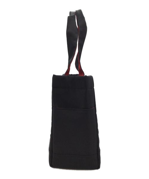 PORTER（ポーター）PORTER (ポーター) トートバッグ ブラック×レッドの古着・服飾アイテム
