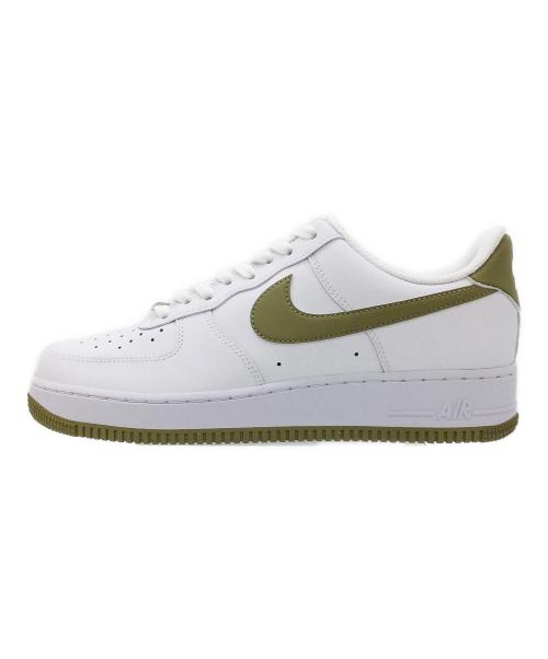NIKE（ナイキ）NIKE (ナイキ) AIR FORCE 1 '07 ホワイト×グリーン サイズ:US10、UK9、EUR44、cm28、BR42、CN280(2.5)　の古着・服飾アイテム