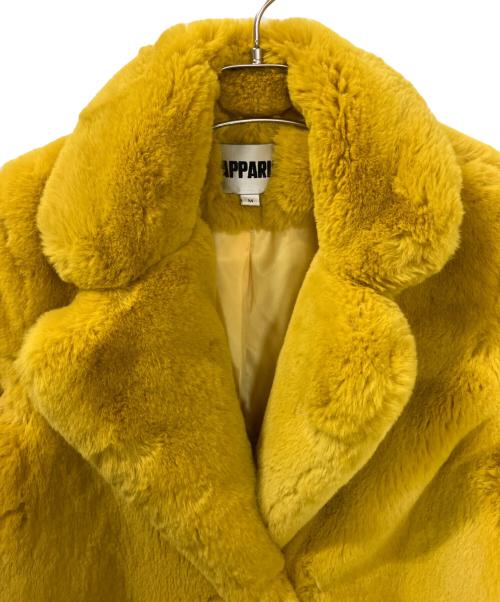 APPARIS（アパリス）APPARIS (アパリス) エコファーコート イエロー サイズ:Mの古着・服飾アイテム