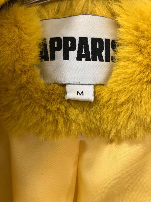 APPARIS（アパリス）APPARIS (アパリス) エコファーコート イエロー サイズ:Mの古着・服飾アイテム