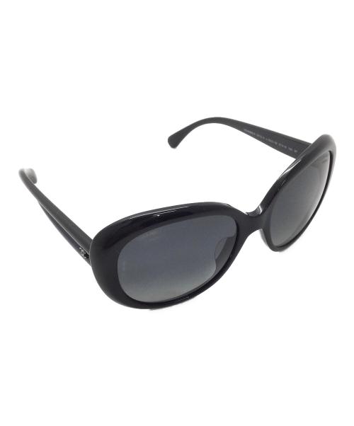 CHANEL（シャネル）CHANEL (シャネル) サングラス ブラック×ネイビーの古着・服飾アイテム