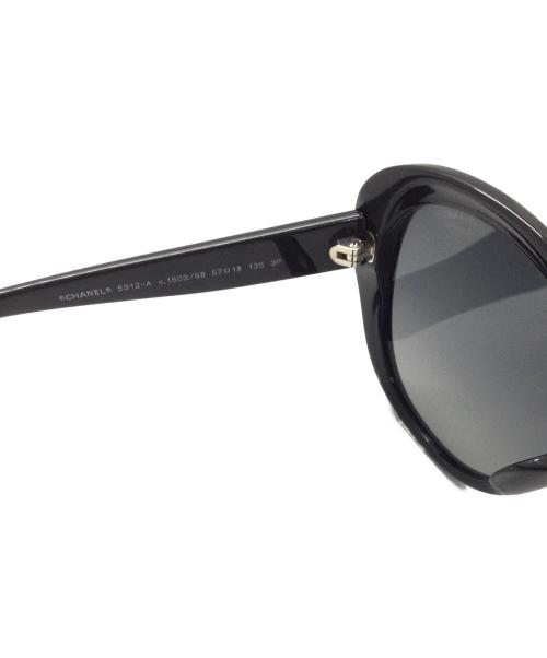 CHANEL（シャネル）CHANEL (シャネル) サングラス ブラック×ネイビーの古着・服飾アイテム