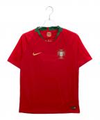 NIKEナイキ）の古着「893877-687　ゲームシャツ」｜レッド×グリーン