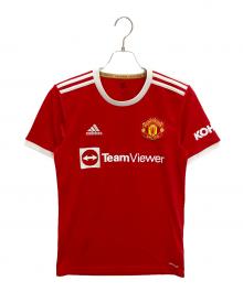 adidas（アディダス）の古着「H31447　ゲームシャツ」｜レッド×ホワイト