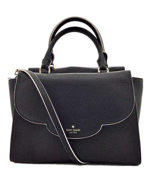 Kate Spade（ケイトスペード）Kate Spade (ケイトスペード) 2WAYバッグ ブラックの古着・服飾アイテム