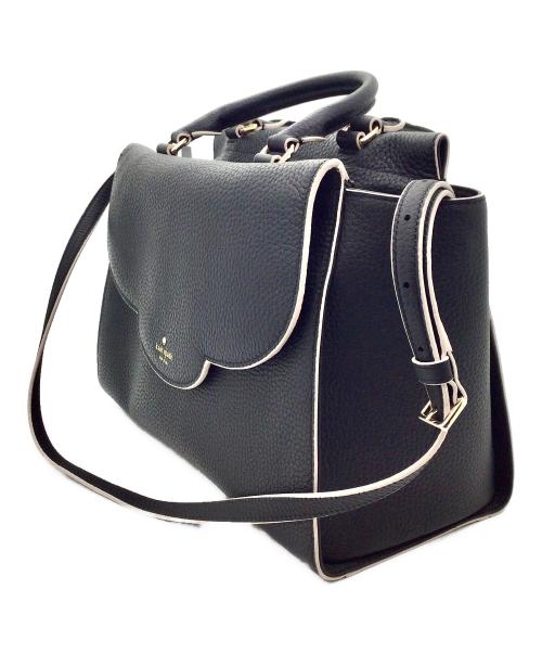 Kate Spade（ケイトスペード）Kate Spade (ケイトスペード) 2WAYバッグ ブラックの古着・服飾アイテム
