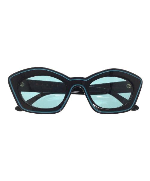 MARNI（マルニ）MARNI (マルニ) サングラス ブラック×ブルーの古着・服飾アイテム