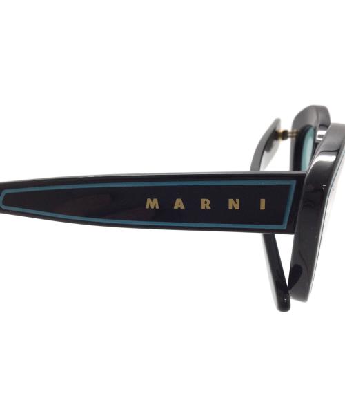 MARNI（マルニ）MARNI (マルニ) サングラス ブラック×ブルーの古着・服飾アイテム