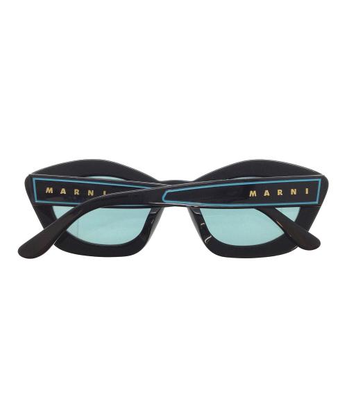 MARNI（マルニ）MARNI (マルニ) サングラス ブラック×ブルーの古着・服飾アイテム