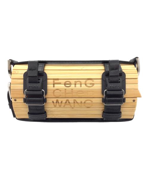 FenG CHen WANG（フェンチェンワン）FenG CHen WANG (フェンチェンワン) ショルダーバッグ ベージュ×ブラックの古着・服飾アイテム