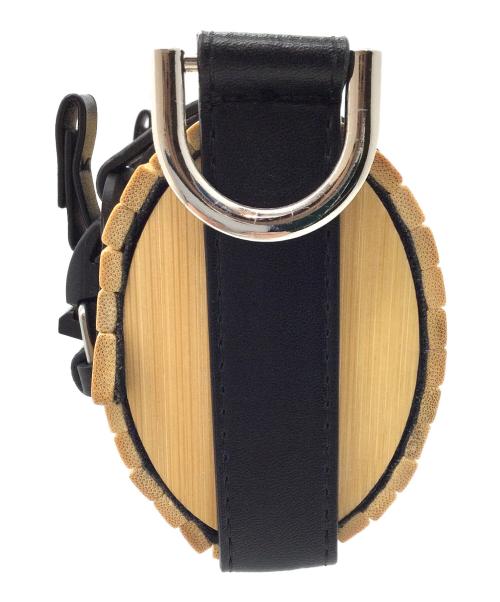 FenG CHen WANG（フェンチェンワン）FenG CHen WANG (フェンチェンワン) ショルダーバッグ ベージュ×ブラックの古着・服飾アイテム