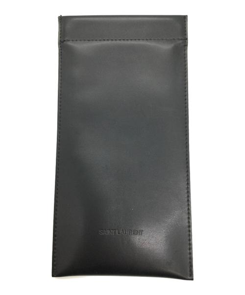 Saint Laurent Paris（サンローランパリ）Saint Laurent Paris (サンローランパリ) 伊達眼鏡 ブラックの古着・服飾アイテム