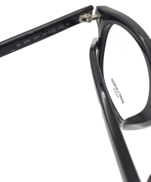 Saint Laurent Paris（サンローランパリ）Saint Laurent Paris (サンローランパリ) 伊達眼鏡 ブラックの古着・服飾アイテム