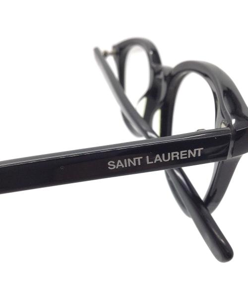 Saint Laurent Paris（サンローランパリ）Saint Laurent Paris (サンローランパリ) 伊達眼鏡 ブラックの古着・服飾アイテム