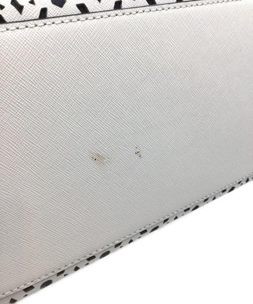 Kate Spade（ケイトスペード）Kate Spade (ケイトスペード) 2WAYバッグ ホワイトの古着・服飾アイテム