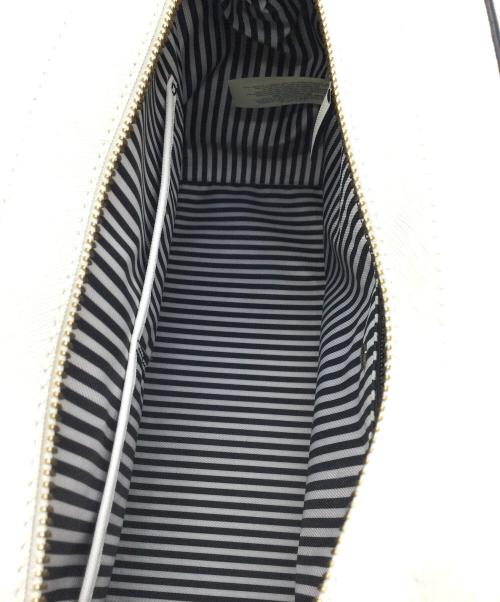 Kate Spade（ケイトスペード）Kate Spade (ケイトスペード) 2WAYバッグ ホワイトの古着・服飾アイテム
