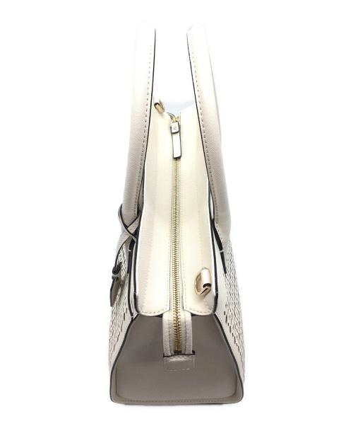Kate Spade（ケイトスペード）Kate Spade (ケイトスペード) 2WAYバッグ ホワイトの古着・服飾アイテム