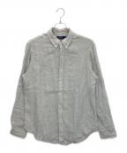POLO RALPH LAURENポロ・ラルフローレン）の古着「長袖シャツ」｜グレー×ピンク