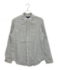 POLO RALPH LAUREN（ポロ・ラルフローレン）の古着「長袖シャツ」｜グレー×ピンク