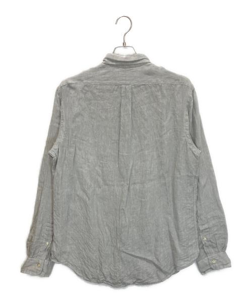 POLO RALPH LAUREN（ポロ・ラルフローレン）POLO RALPH LAUREN (ポロ・ラルフローレン) 長袖シャツ グレー×ピンク サイズ:Lの古着・服飾アイテム